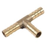 Трубка з'єднувальна потрійна латунна 8мм х 8мм х 8мм ливарна 1627Б Трубка з'єднувальна потрійна латунна 8мм х 8мм х 8мм ливарна 1627Б