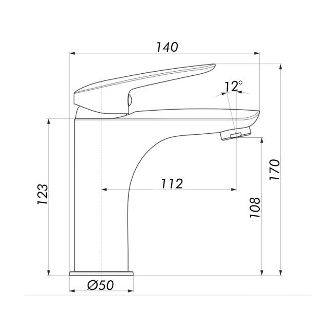 Змішувач для умивальника Globus Lux Koln GLK-0401 Змішувач для умивальника Globus Lux Koln GLK-0401