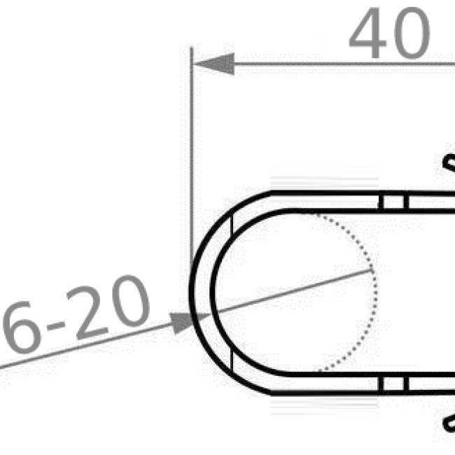 Такерна гарпун-скоба для кріплення труби ТП Ø16-20 довжина 40мм чорна монолітна (550шт) Такерна гарпун-скоба для кріплення труби ТП Ø16-20 довжина 40мм чорна монолітна (550шт)