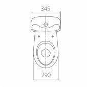 Компакт дитячий ″Bambi″ 6 л кос.бок.+сидіння поліпропілен.