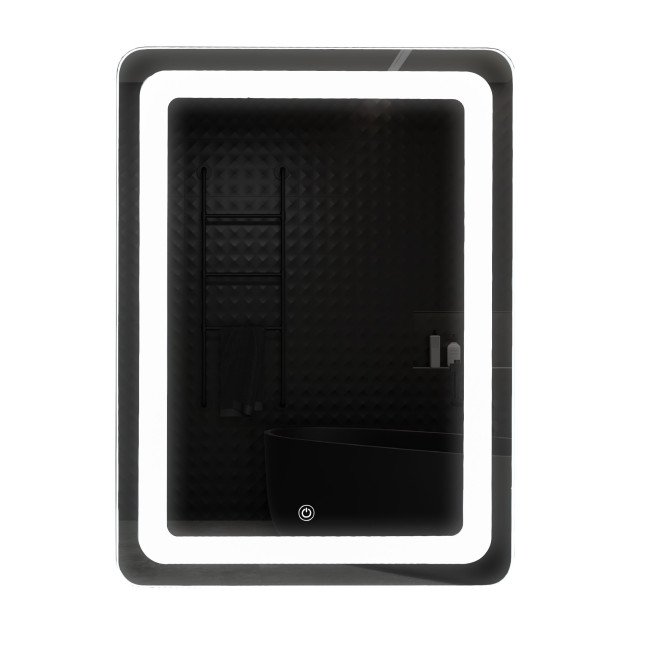 Дзеркало UNIO MRR-04 SQR-RA-S 600 x 800 mm LED FL з сенсором