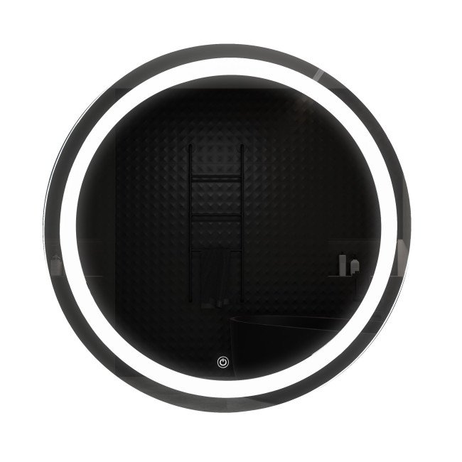 Дзеркало UNIO MRR-09 RND-S 700 x 700 mm LED FL з сенсором Дзеркало UNIO MRR-09 RND-S 700 x 700 mm LED FL з сенсором