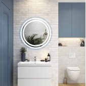 Дзеркало UNIO MRR-09 RND-S 700 x 700 mm LED FL з сенсором Дзеркало UNIO MRR-09 RND-S 700 x 700 mm LED FL з сенсором