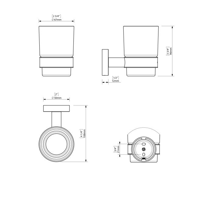 Набір аксесуарів для ванної SONIA ASTRAL KIT( 6 предметів) 181285
