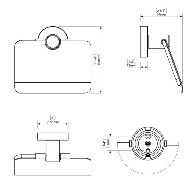 Набір аксесуарів для ванної SONIA ASTRAL KIT( 6 предметів) 181285
