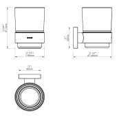 Набір аксесуарів для ванної SONIA LINE KIT ( 5 предметів)  183180