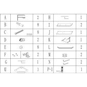 Душова кабіна пятикутна RABA L90TB (L90BT) BRAVO (2уп.)