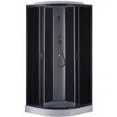 Душовий бокс півкруглий WISLOK L90GBB (L90BB) BRAVO (3уп.)
