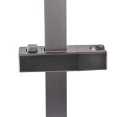 Душова стійка GLOBVS-1108-GP -Квадрат,ГРАФІТ.,із нерж. сталі SUS304, L-650мм, в коробці