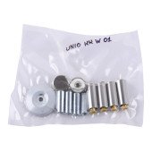 UNIO KK W 01 Комплект кріплень водозаповненої сушарки Хром UNIO KK W 01 Комплект кріплень водозаповненої сушарки Хром