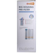 Фільтр-колба + ПП картридж  Big Blue 20″, 1″ NEW (функція зворотньої промивки)