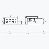Трап душовий TILLO TM207 10х10см Трап душовий TILLO TM207 10х10см