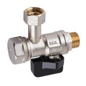 Кран кульовий котловий   1/2″  ARCO 150823 кутовий з накидною гайкою  with FILTER