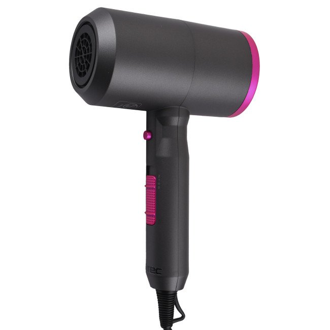 Фен HOTEC 12.403 для волосся  готельний , корпус Графіт ABS (220В , 1600-1800Вт)