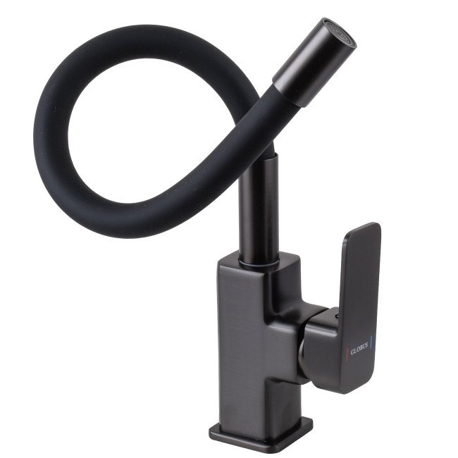 Змішувач для кухні Globus Lux Milano GLM-0203LR-11-GRAPHITE Змішувач для кухні Globus Lux Milano GLM-0203LR-11-GRAPHITE