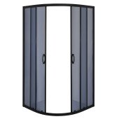 Душова кабіна півкругла без піддона WISLA N90GB BRAVO (1уп.)