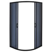 Душова кабіна півкругла без піддона WISLA N90GB BRAVO (1уп.)