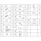 Душова кабіна квадратна без піддона ODRA N90TS.Line BRAVO (1уп.)