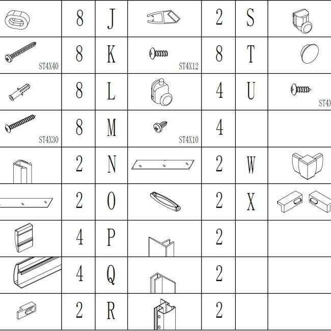 Душова кабіна квадратна без піддона ODRA N90TS.Line BRAVO (1уп.)