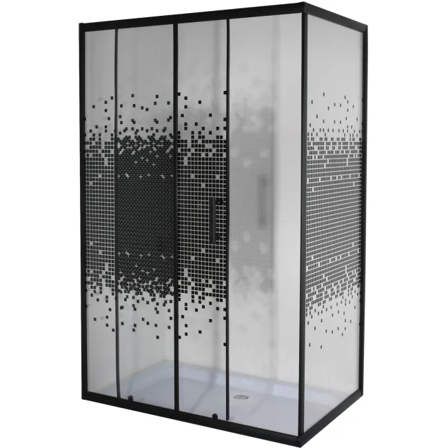 Душова кабіна прямокутна без піддона NISA N120TB.Mosaic BRAVO (1уп.) 2 Душова кабіна прямокутна без піддона NISA N120TB.Mosaic BRAVO (1уп.) 2