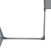 Душова кабіна квадратна без піддона від стіни WDA N90TC BRAVO (1уп.)