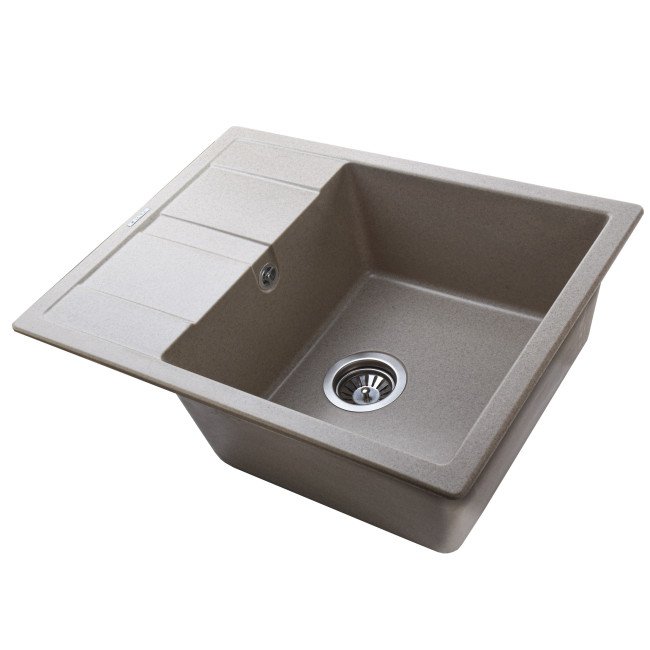 Гранітна мийка Mira ONZA бежевий 650 х 500 мм Гранітна мийка Mira ONZA бежевий 650 х 500 мм
