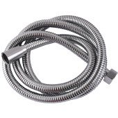Шланг душовий Globus Lux ЗІП-803-1.5m хром посилений,гайка проти скручування,Хром,ЗІП Пакет