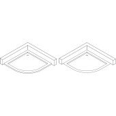 Душовий піддон півкруглий PILICA RS90I BRAVO (1уп.) Душовий піддон півкруглий PILICA RS90I BRAVO (1уп.)