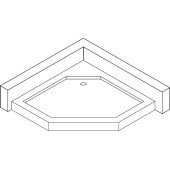 Душовий піддон пятикутний WIEPRZ PL90F BRAVO (1уп.) Душовий піддон пятикутний WIEPRZ PL90F BRAVO (1уп.)
