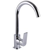 Змішувач для кухні Globus Lux BONN GLB-0203S боковий латунь на гайці