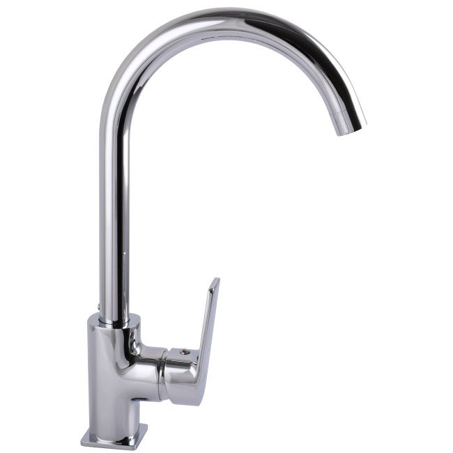 Змішувач для кухні Globus Lux BONN GLB-0203S боковий латунь на гайці