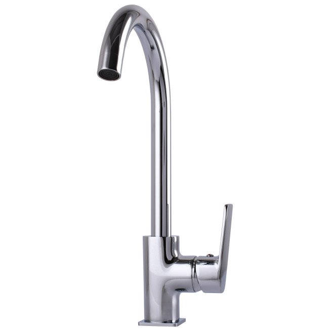 Змішувач для кухні Globus Lux BONN GLB-0203S боковий латунь на гайці