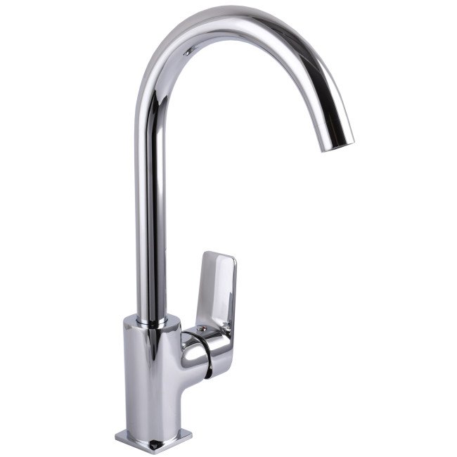 Змішувач для кухні Globus Lux BONN GLB-0203S боковий латунь на гайці