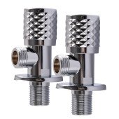 Угловые керамические краны PROFESSIONAL EXCLUSIVE 1/2″X1/2″ 9999 CHROME - идеальное решение для вашей ванной комнаты!