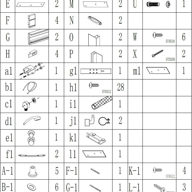 Душовий бокс півкруглий BZURA H90GBB BRAVO (4уп.)