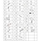 Душовий бокс асиметричний лівий REGA L120FFSL BRAVO (3уп.)