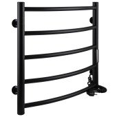 Рушникосушарка UNIO LD ЕU 500-500-5 BLK Драбинка Дуга електро чорна