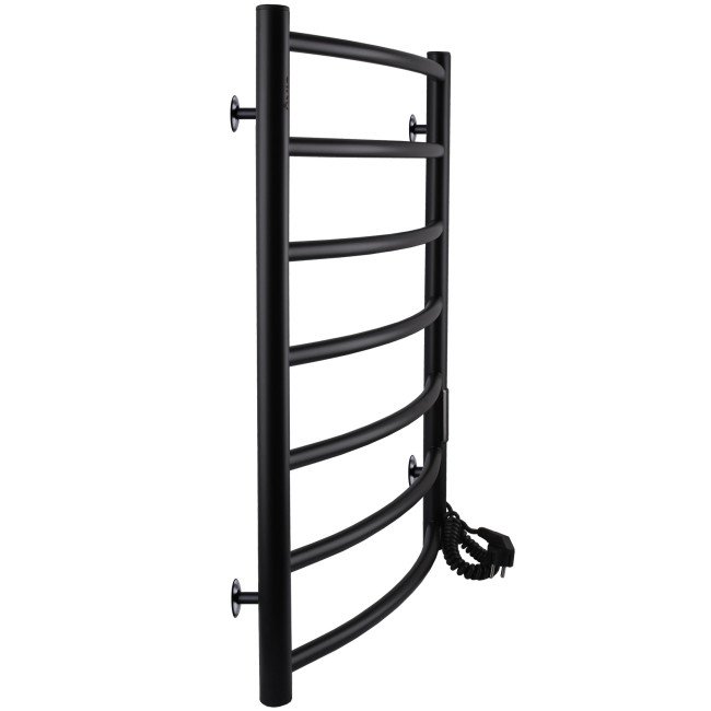 Рушникосушарка UNIO LD ЕU 700-500-7 BLK Драбинка Дуга електро чорна Рушникосушарка UNIO LD ЕU 700-500-7 BLK Драбинка Дуга електро чорна