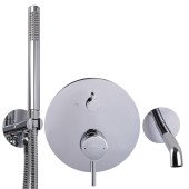 Змішувач для ванни вбудований TOPAZ LOFT TLF 32202-H39-C