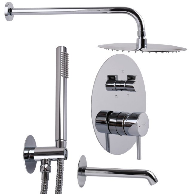 Змішувач для душу вбудований TOPAZ LOFT TLF 32115-H39-C Змішувач для душу вбудований TOPAZ LOFT TLF 32115-H39-C