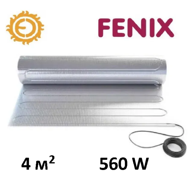 Алюминиевый мат Fenix AL MAT 140 Вт/м - 4 кв.м Алюминиевый мат Fenix AL MAT 140 Вт/м - 4 кв.м