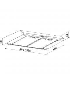 Витяжка GRANADO Toses 1603-450 Inox