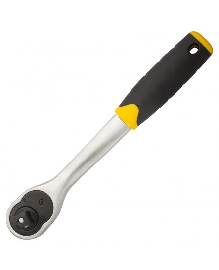 Ключ-тріскачка з вигнутою ручкою 1/2" 250мм 72T CrV SIGMA (6050091)