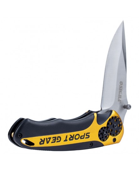 Нож раскладной 115мм (рукоятка алюминиевый сплав) SIGMA (4375751)