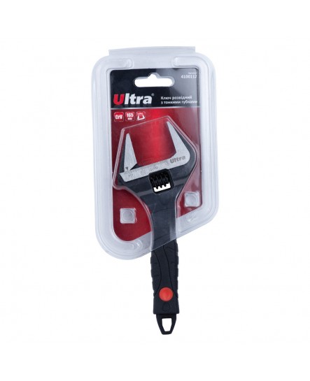 Ключ розвідний з тонкими губами 165мм, 0-34мм CrV ULTRA (4100112)