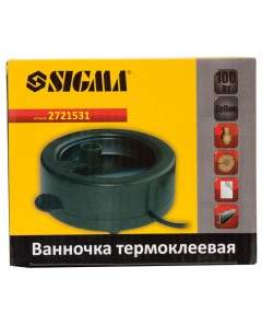 Ванночка термоклеевая с тефлоновым покрытием 100Вт SIGMA (2721531)