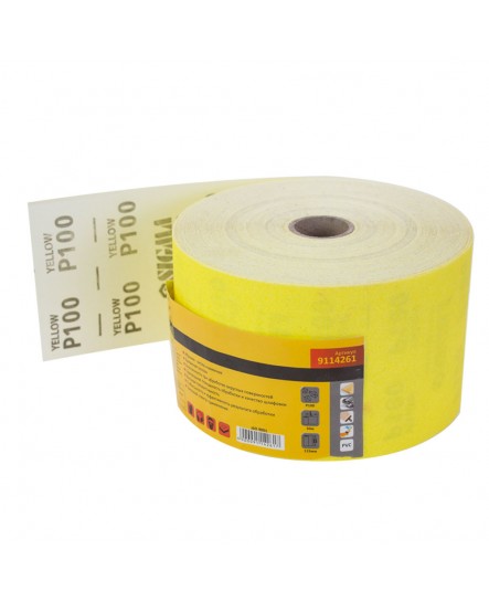 Шлифовальная бумага рулон 115мм×50м P100 SIGMA (9114261)