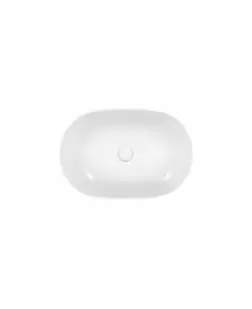 Раковина-чаша Qtap Cardinal 600х400х145 White з донним клапаном QT04117060IW