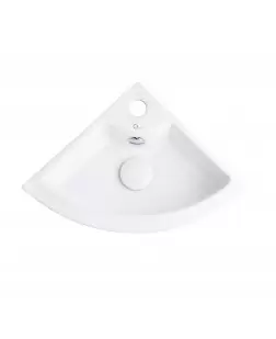 Раковина Qtap Kiwi 435х310х125 White з донним клапаном QT0911K184AW