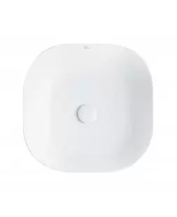 Раковина-чаша Qtap Kolibri 430х430х150 White з донним клапаном QT1011K396W